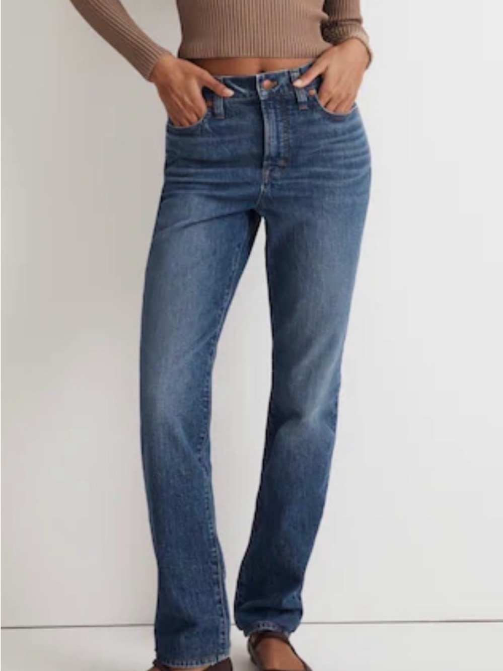 Madewell The Perfect Vintage Jean Straight Leg Jeans in Decatur Wash Size 25